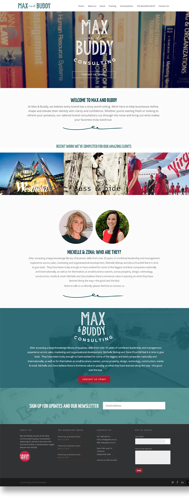 Max and Buddy Web Design